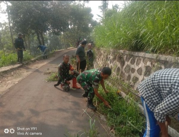 Babinsa Koramil 2413/Cilengkrang Bekerja dengan tulus Berbakti pada Negeri